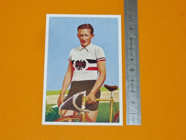 Photo JO Berlin 1936 - Cyclisme Charpentier Vainqueur 100km - Tirage Original 13x18cm