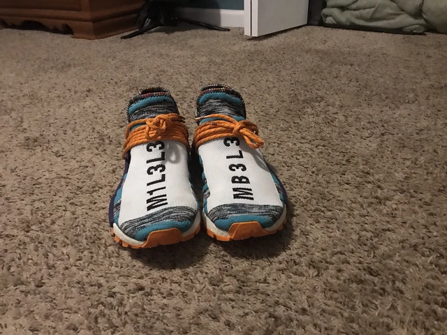 SIZE 9.5 ADIDAS NMD Human Race Trail x Pharrell Solar Pack 2018