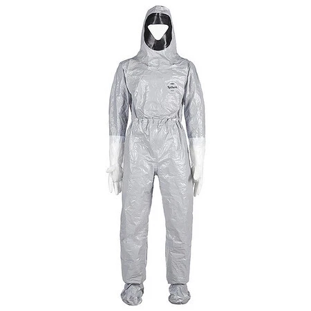 Dupont Tf611tgy2x000111 Hooded Coverall,Liquid Tight,2Xl