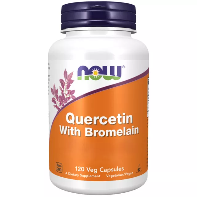 Now Foods, Quercetin with Bromelain, 120 Veg. Kapseln - Blitzversand