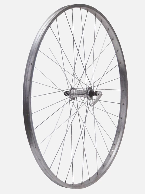 Ruota Cerchio Anteriore Bici City Bike 28" Alluminio Con Bloccaggio