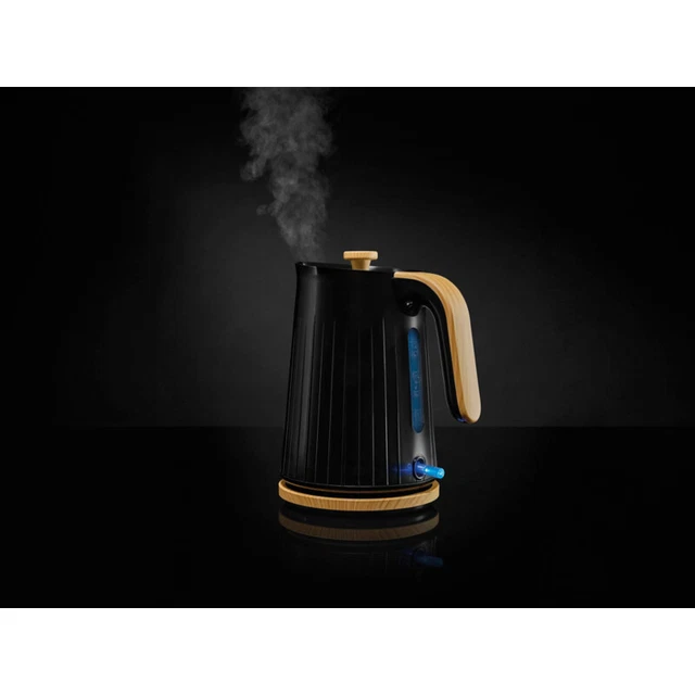 White and wood textured scandi clearance fast boil kettle 1.7 l