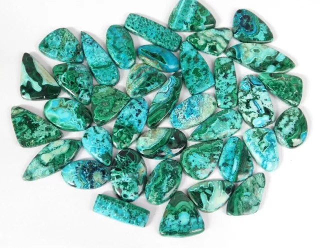 100% Natural Azurite Malachite Mix Shape Cabochon Loose Gemstone Wholesale Lot