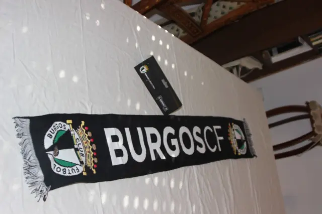 Bufanda Futbol Del Equipo Burgos Club De Futbol Muy Cotizada