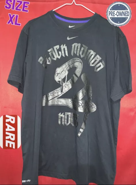 Nike Kobe Bryant Lakers Trophy Retirement GOAT Dri-Fit T-shirt size Small