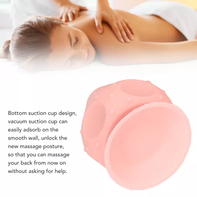 (Pink)Massage Ball Versatile Myofascial Release Ball For Back Neck And Waist
