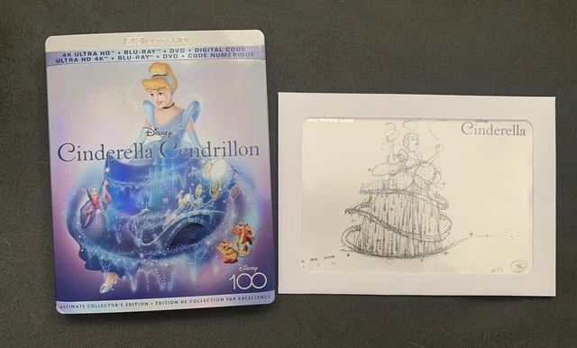 DISNEY’S CINDERELLA (4K UHD blu ray DVD Digital Code) DMC Exclusive ...