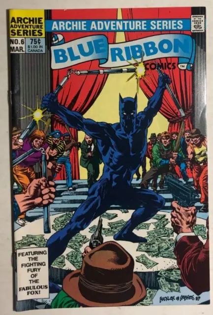 BLUE RIBBON COMICS #6 The Fox (1984) Archie Adventure Comics VG+/FINE-