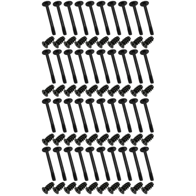 2 Sets Practical Steel Computer Cooling Fan Screws Screw Set