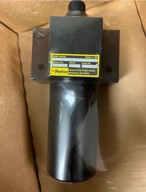 Hi Pressure Parker 15P110QBM2KS121 Grainger 5Z279 Hydraulic Filter 3k psi 20 gpm