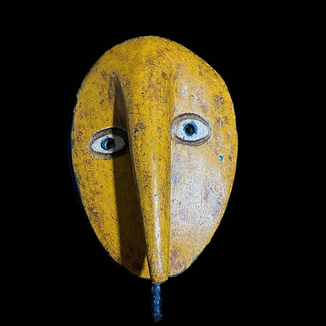 Guro Elephant Mask African Mask Vintage African Mask Carved Wood Mask-8056