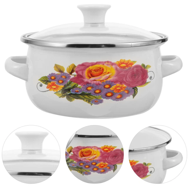 3 ollas pequeñas, olla de sopa, olla de cocina, olla apilable,