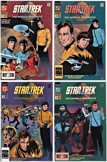 Star Trek TOS: The Modala Imperative 4-Issue Miniseries (DC Comics, 1991)