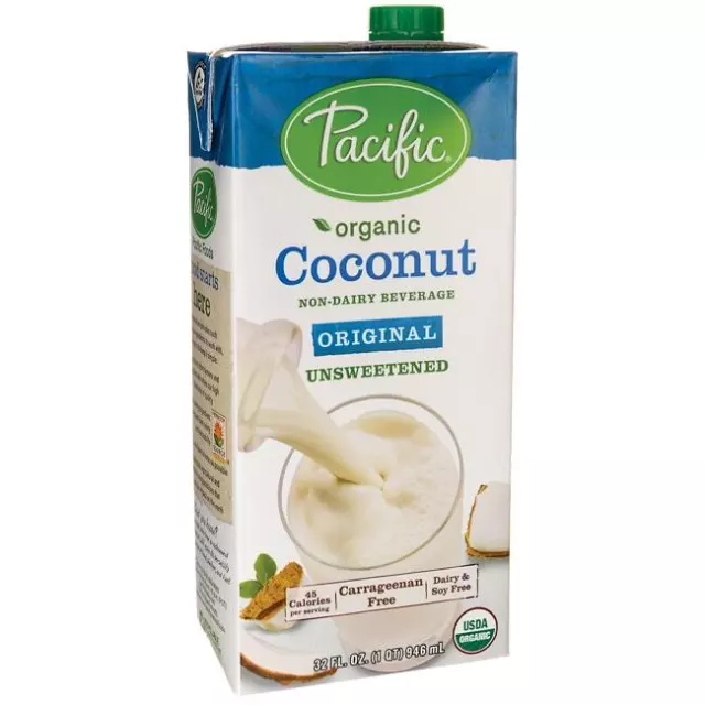 PACIFIC FOODS ORGANIC Coconut Non-Dairy Beverage - Original Unsweeten ...