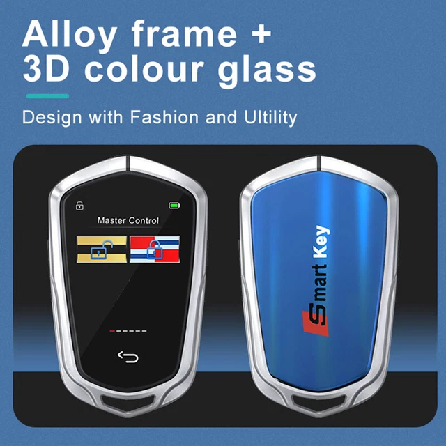 1PC Smart Key Remote HD LCD Touch Screen Protective Film For One-button Start