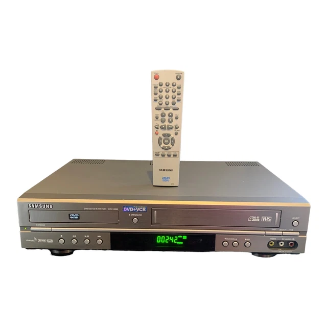 SAMSUNG DVDV2000 VCR VHS DVD Combo Player Recorder W/ Remote TESTED