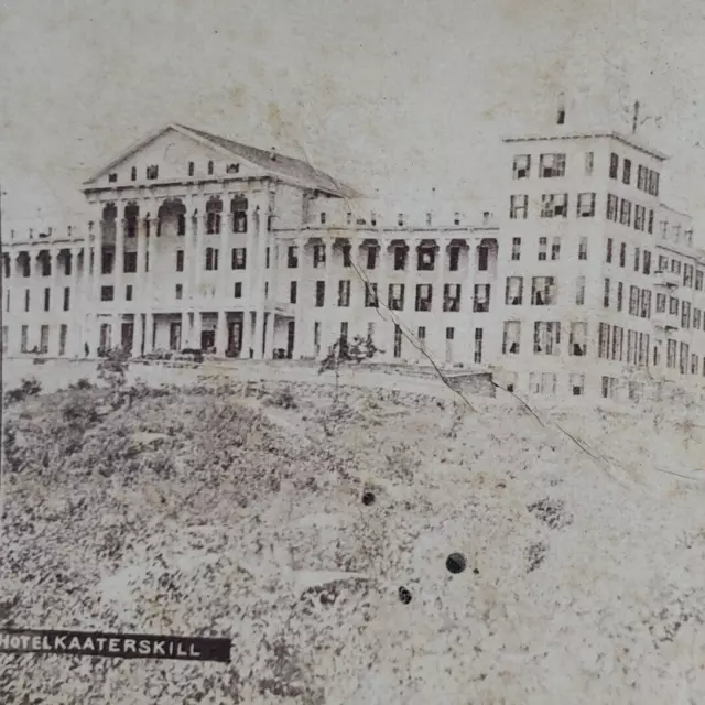 Hotel Kaaterskill Haines Falls NY Stereoview c1885 New York Antique Photo  A1430