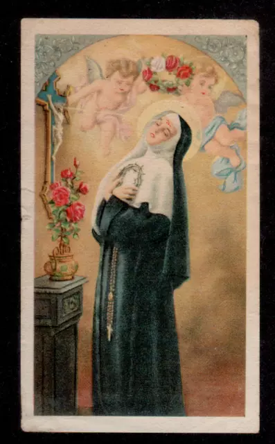 B3 ANTICO  Santino  Holy Card EDIZ. GN n°3105 SANTA RITA DA CASCIA