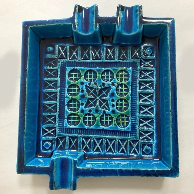 FLAVIA BITOSSI フラヴィア ビトッシ RIMINI BLU BITOSSI FLAVIA Ceramic Vase in Rimini Blue, Aldo Londi