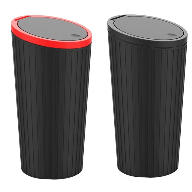 POUBELLE DE VOITURE Compacte Et Portable Avec Couvercle De Type Presse