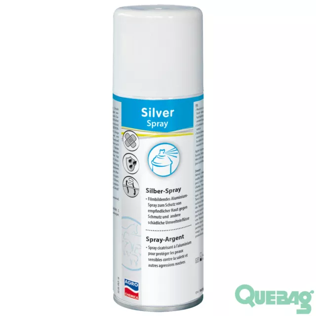 Silber-Spray 200 ml Silberspray Aluminium Schutzspray für Pferde Rinder Schweine
