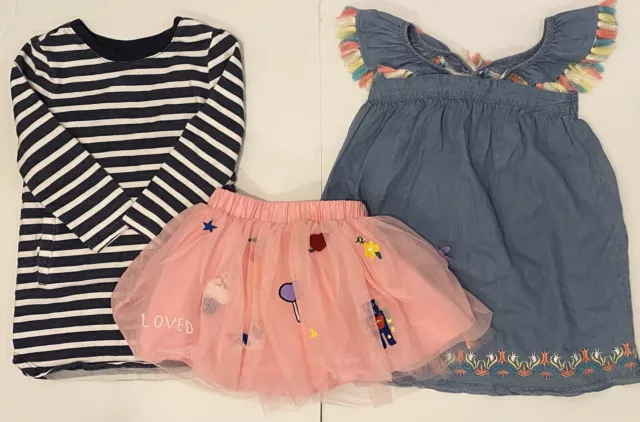 Lot 3 Hanna Andersson, Jessica Simpson, Old Navy Girls Dresses & Tutu Size 3-4T