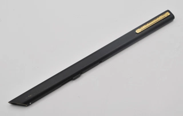 Vintage Aurora Thesi Matte Black & Gold Trim Ballpoint Pen Italy Vintage Aurora Thesi Matte Black & Gold Trim Ballpoint Pen Italy