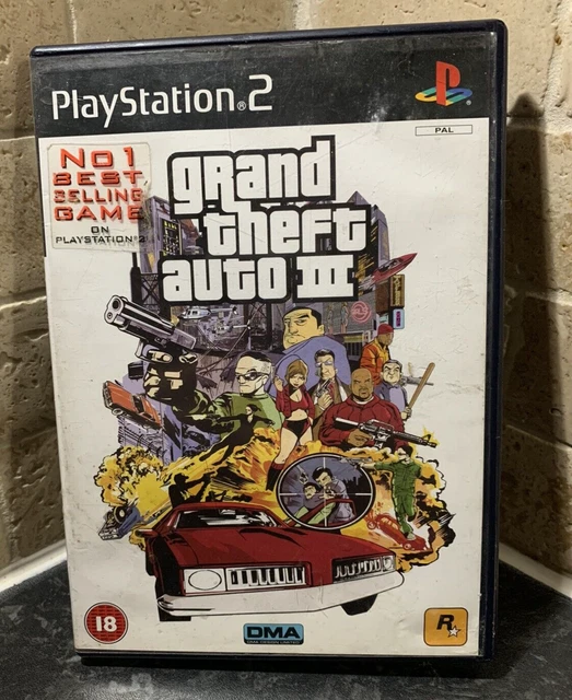 PS2 Grand Theft Auto 3 With manual No Disc or Map PlayStation