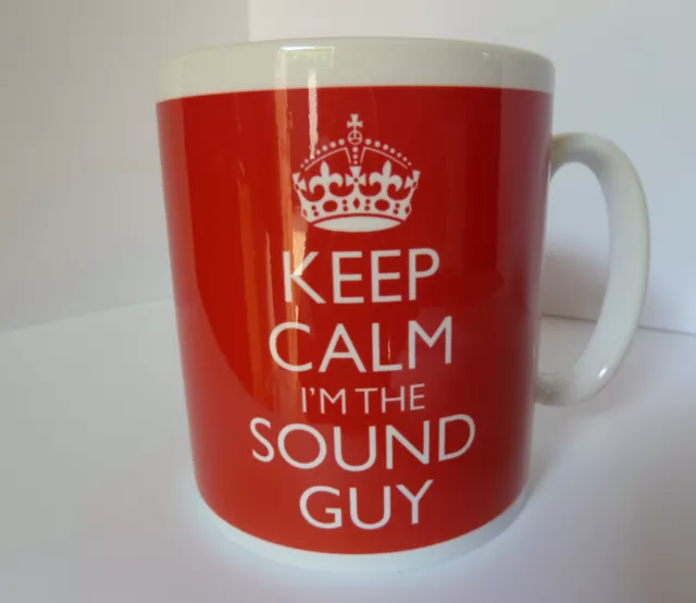 New Keep Calm I'm The Sound Guy In Carry On Style Gift Mug Retro Band Engineer