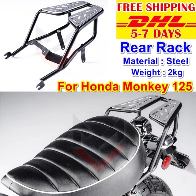 P1 REAR RACK Luggage For Honda Monkey 125 Carry Z125 Tail Black 2018