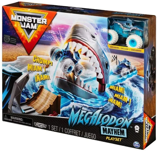 SPIN MASTER MONSTER JAM Megalodon Mayhem PlaySet 34.49 PicClick