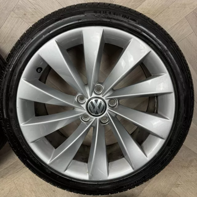 18'' GENUINE VW Scirocco Interlagos Passat Cc Golf Alloy Wheels Tyres ...