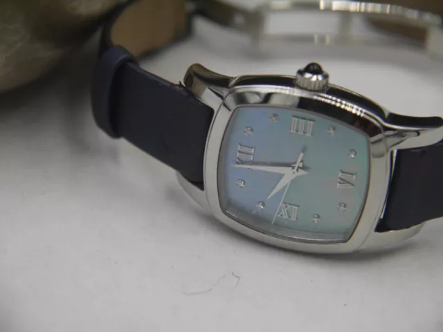 Jean Richard TV Quartz Watch Blue MOP Dial with Diamonds - NEW IN BOX