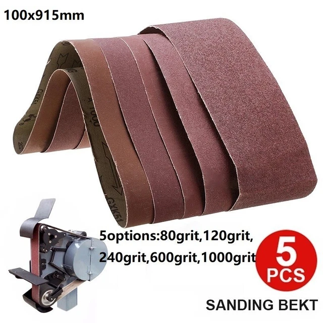 Utile Caldo Svendita Ultimo Abrasivo Cinghie 120 240 5PCS Abrasivo 1000Grit