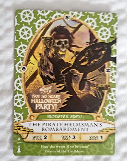 DISNEY SORCERERS MAGIC Kingdom Card Pirate Helmsman's Not So Scary 05/P