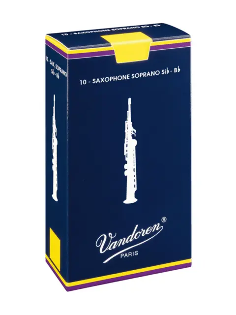 Vandoren Traditional Soprano Sax Reeds (1 Single Reed)