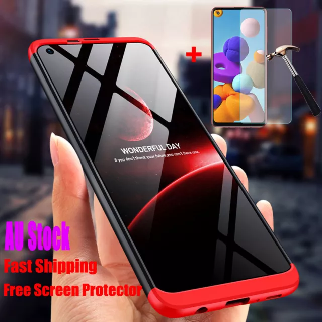 For Samsung Galaxy A12/A20 A11 A21s A71 5G 360° Shockproof Case Hard Cover