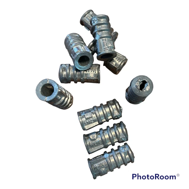 1/4" x 1" Lag Shield Anchor Short 1/2" Drill Hole Concrete Brick Masonry Qty: 10