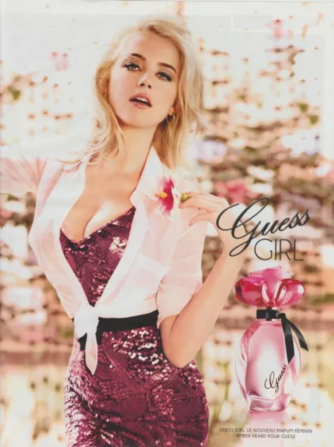 Publicité papier  - advertising paper - Guess Girl de Guess