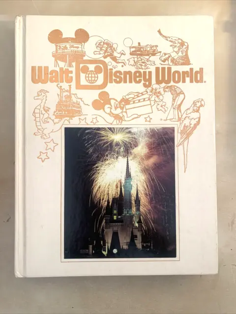 WALT DISNEY WORLD BOOK - Hardcover souvenir book **Rare** DISNEYLAND #