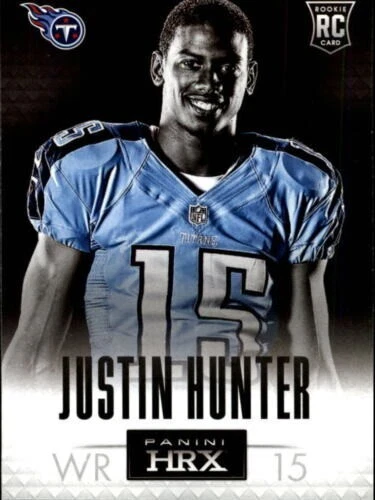 2013 Panini HRX Rookies Tennessee Titans Football Card #9 Justin Hunter