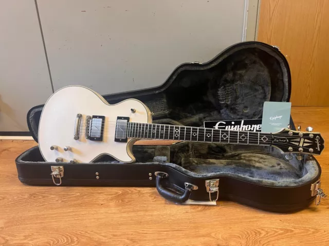 Epiphone Jerry Cantrell Les Paul Custom Prophecy Bone White 2022 Electric Guitar