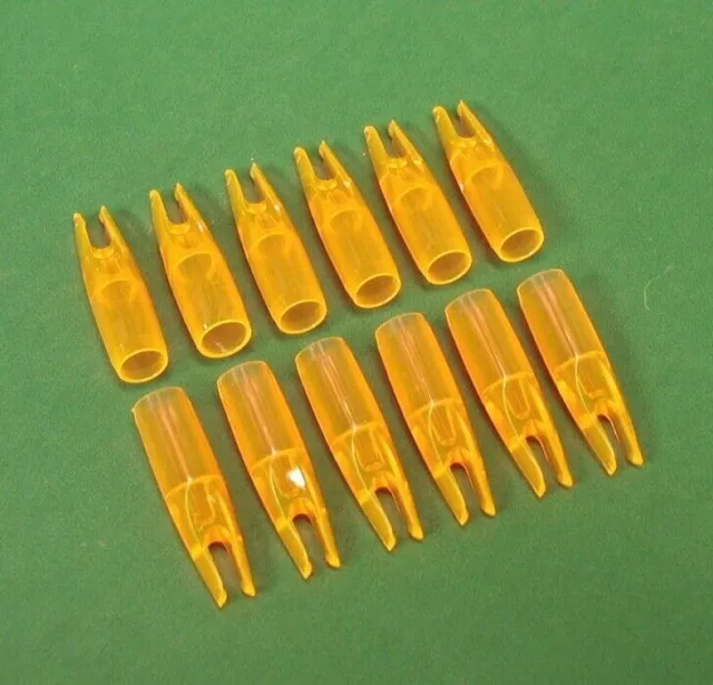 Bohning AFC 2300 Carbon Arrow Replacement Nocks - Flo Orange - New Dozen