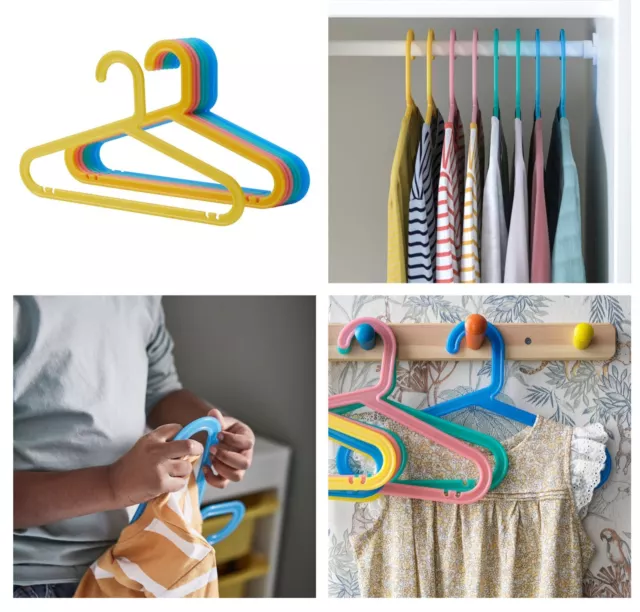 BAGIS Children's coat-hanger, mixed colors - IKEA