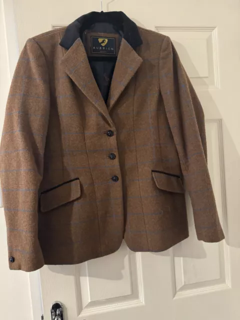 shires tweed show jacket size 16