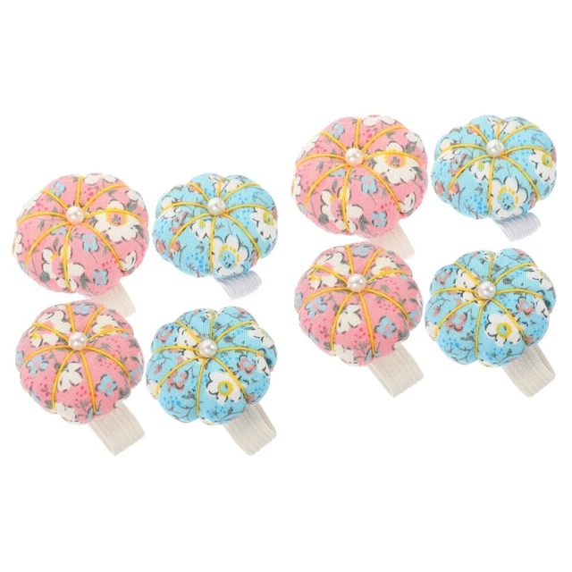 8 piezas cojines de muñeca cojines de muñeca con palo para dedo aguja pequeña