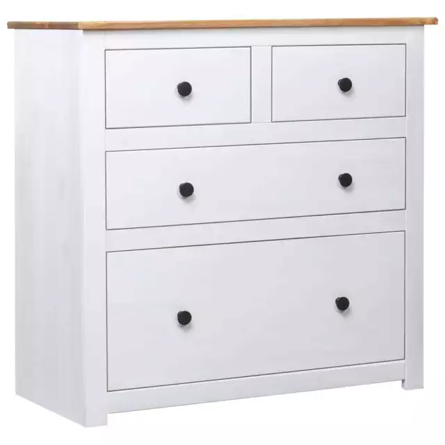 Sideboard Drawer Cupboard for Bedroom Storage Cabinet Pine Panama Range vidaXL