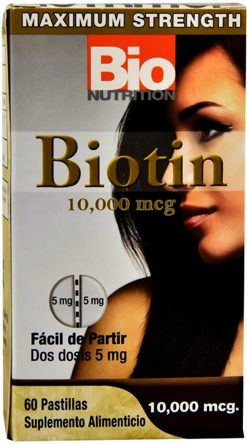 Biotin by BioNUTRITION, 60 comprimidos