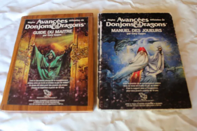 TSR  GUIDE DU MAITRE et du JOUEUR   - Advanced Dungeons & Dragons 1 en francais