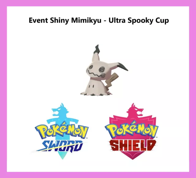 Shiny Mimikyu EVENT 6IV Pokémon S/M Us/um Sw/sh S/V Home 